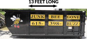 junk bee gone murfreesboro 13 feet long